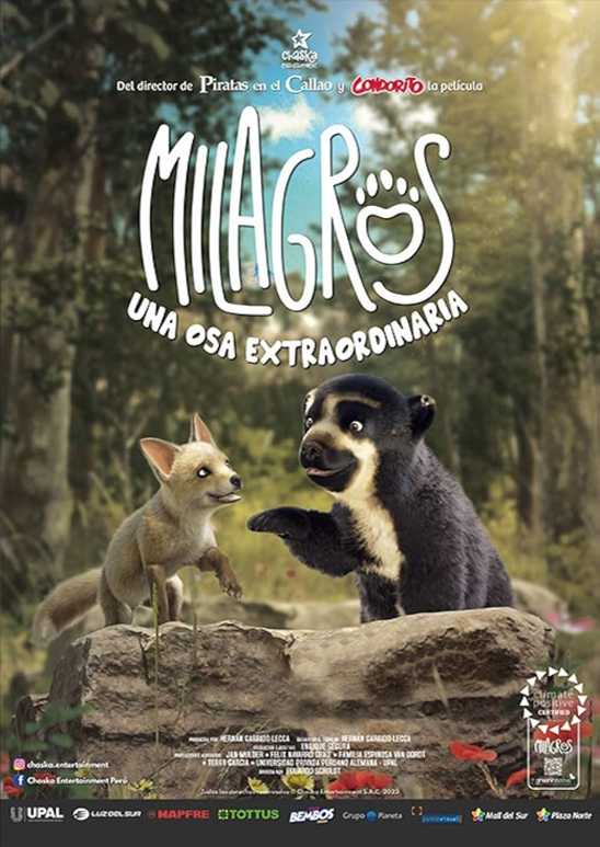 Poster de la película Milagros, una osa extraordinaria